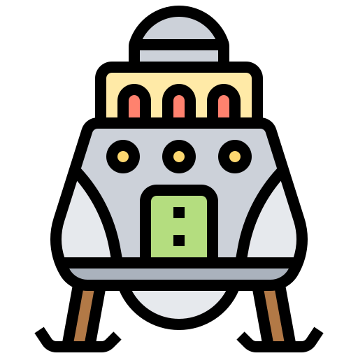 Space capsule icon