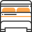 Double bed icon 64x64
