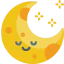 Crescent moon Ikona 64x64