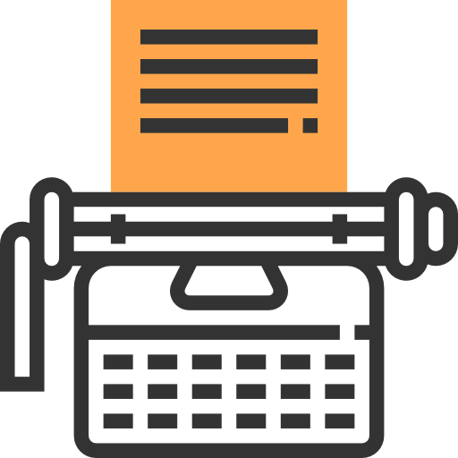 Typewriter icon