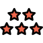 Five stars Symbol 64x64