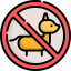 No pets biểu tượng 64x64