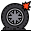 Flat tire Ikona 64x64