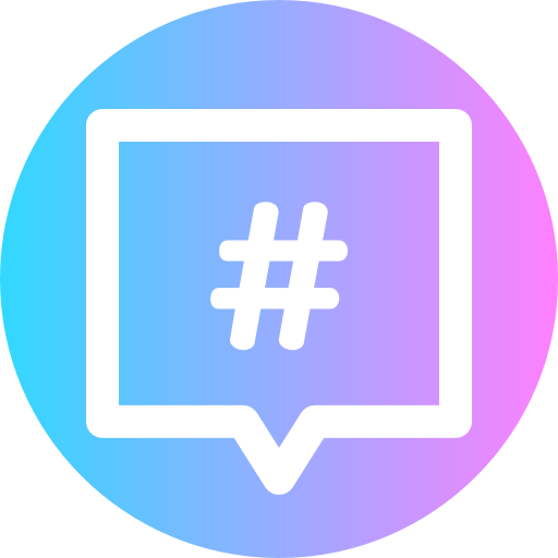 Hashtag icon