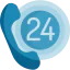 24 hours icon 64x64