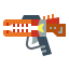 Laser gun ícono 64x64