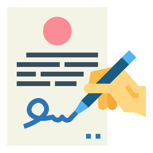 Contract icon