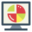 Pie chart icon 64x64