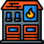 Fire station icon 64x64