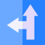 Straight arrow icon 64x64