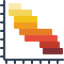 Bar chart icon 64x64