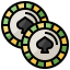 Casino chips icon 64x64