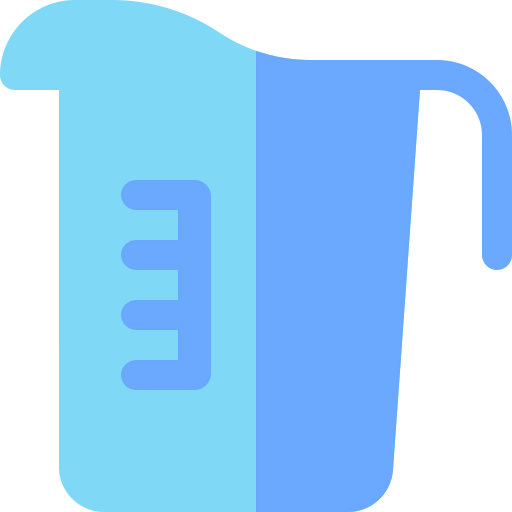 Cup measuring icon