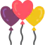 Heart balloon icône 64x64