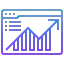 Bar graph ícone 64x64