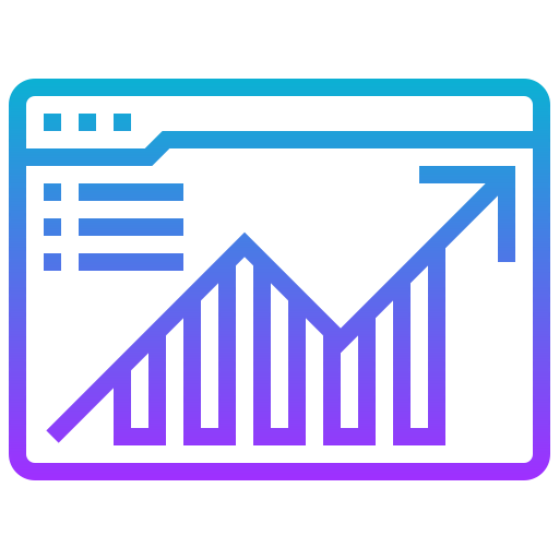 Bar graph icon