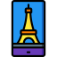 Eiffel tower icon 64x64