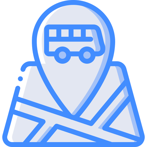 Bus stop icon