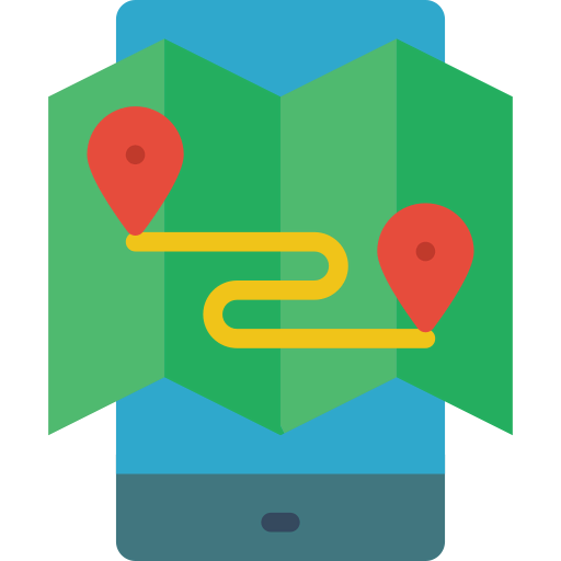 Mobile map icon