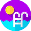 Swimming pool icon 64x64