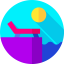 Sunbed icon 64x64