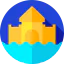 Sand castle icon 64x64