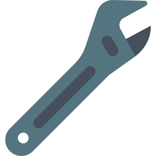 Adjustable spanner icon