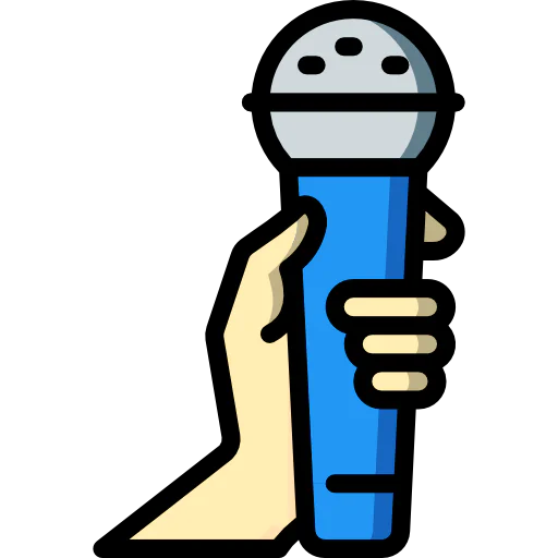 Singing icon