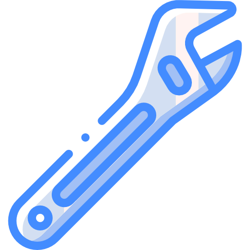 Adjustable spanner icon