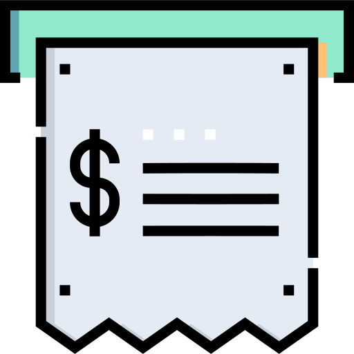 Receipt icon