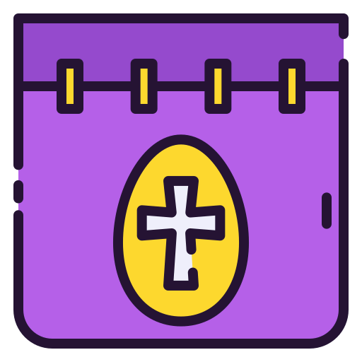 Easter day icon