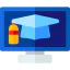 Online education icon 64x64