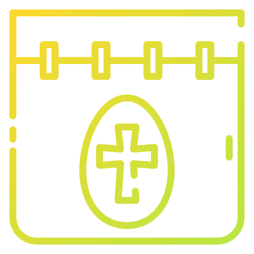 Easter day icon