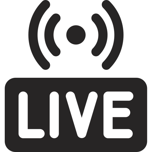 Live streaming icon