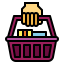 Shopping basket icon 64x64