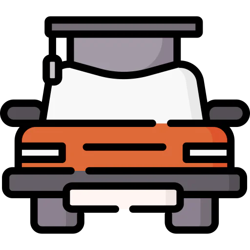 Driving test icon
