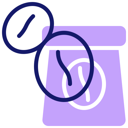 Coffee beans icon