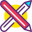 Pencils icon 64x64