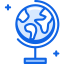 Earth globe icon 64x64