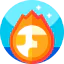 Global warming icon 64x64