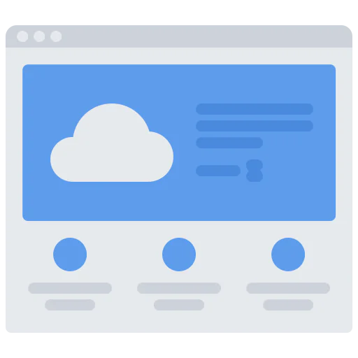 Cloud computing icon