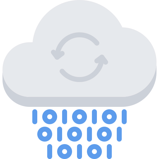Cloud coding icon