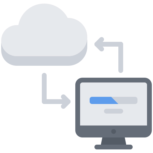 Cloud computing ícono