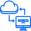 Cloud computing ícono 64x64