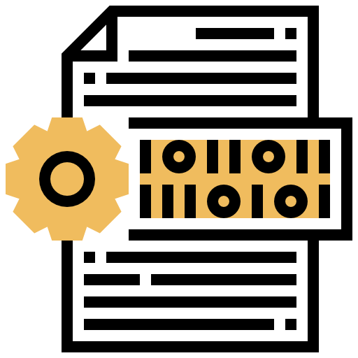Binary code icon