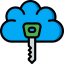 Cloud computing icon 64x64