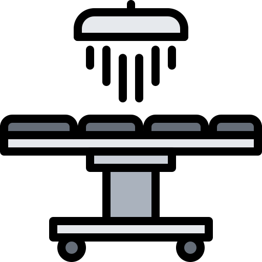 Surgical table icon