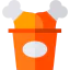 Fried chicken icon 64x64