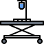Medical stretcher icon 64x64
