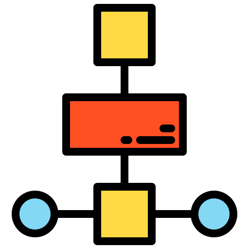 Flow chart icon